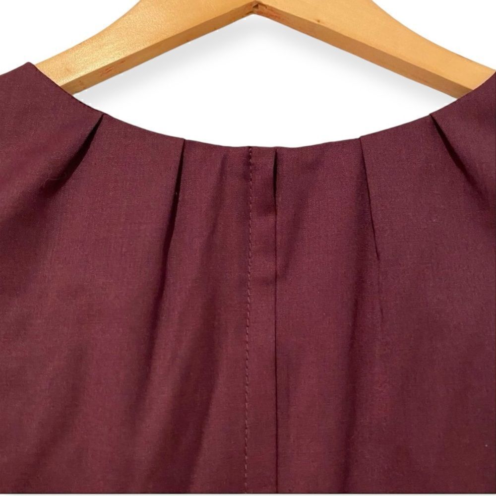 Pendleton Petite Purple Full Zip Back Casual Wool Blend Dress Size 10P - Picture 3 of 5